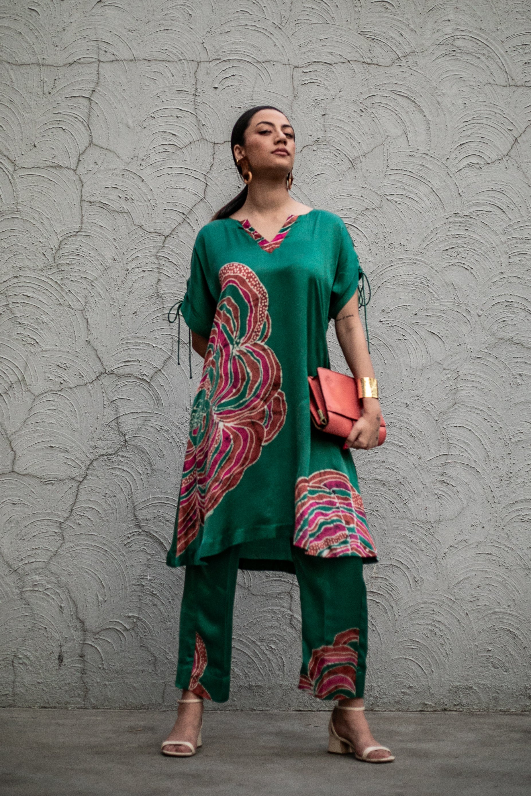 Emerald Mycelium Batik Set