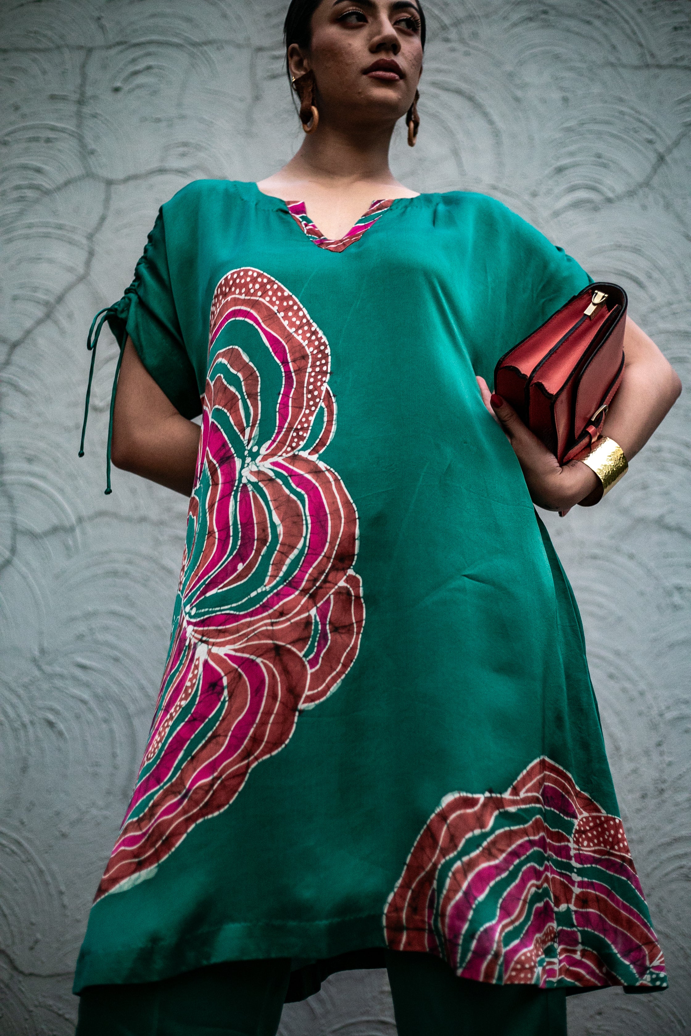 Emerald Mycelium Batik Set