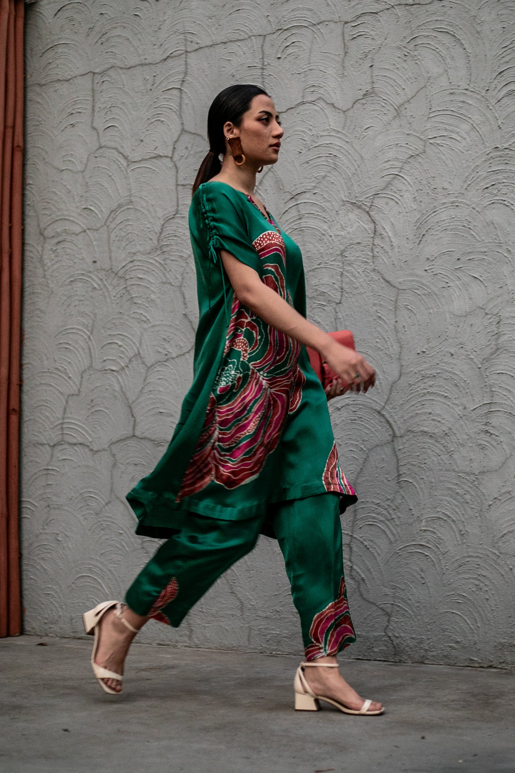 Emerald Mycelium Batik Set