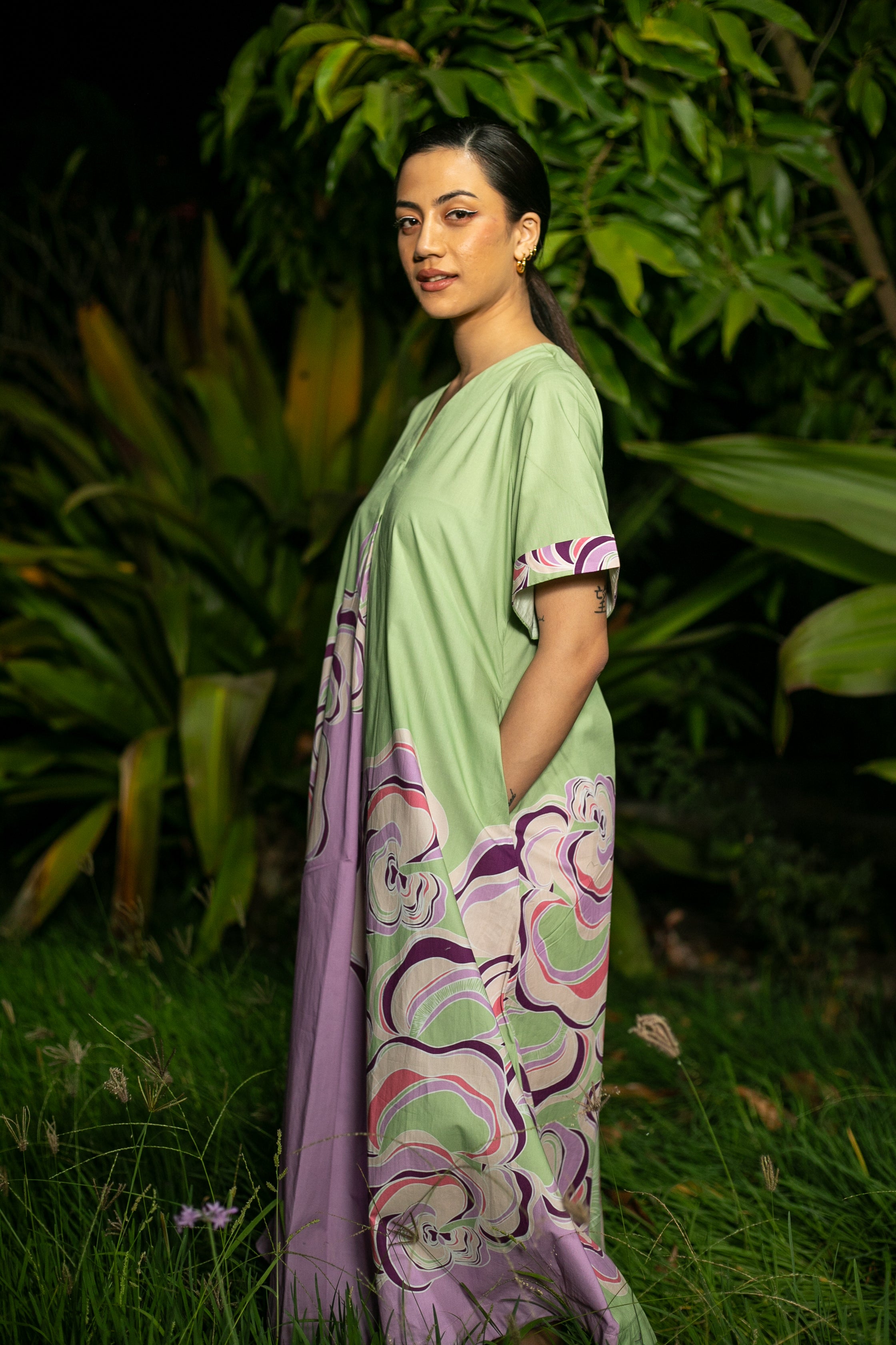 Summer Breeze Box Pleat Dress