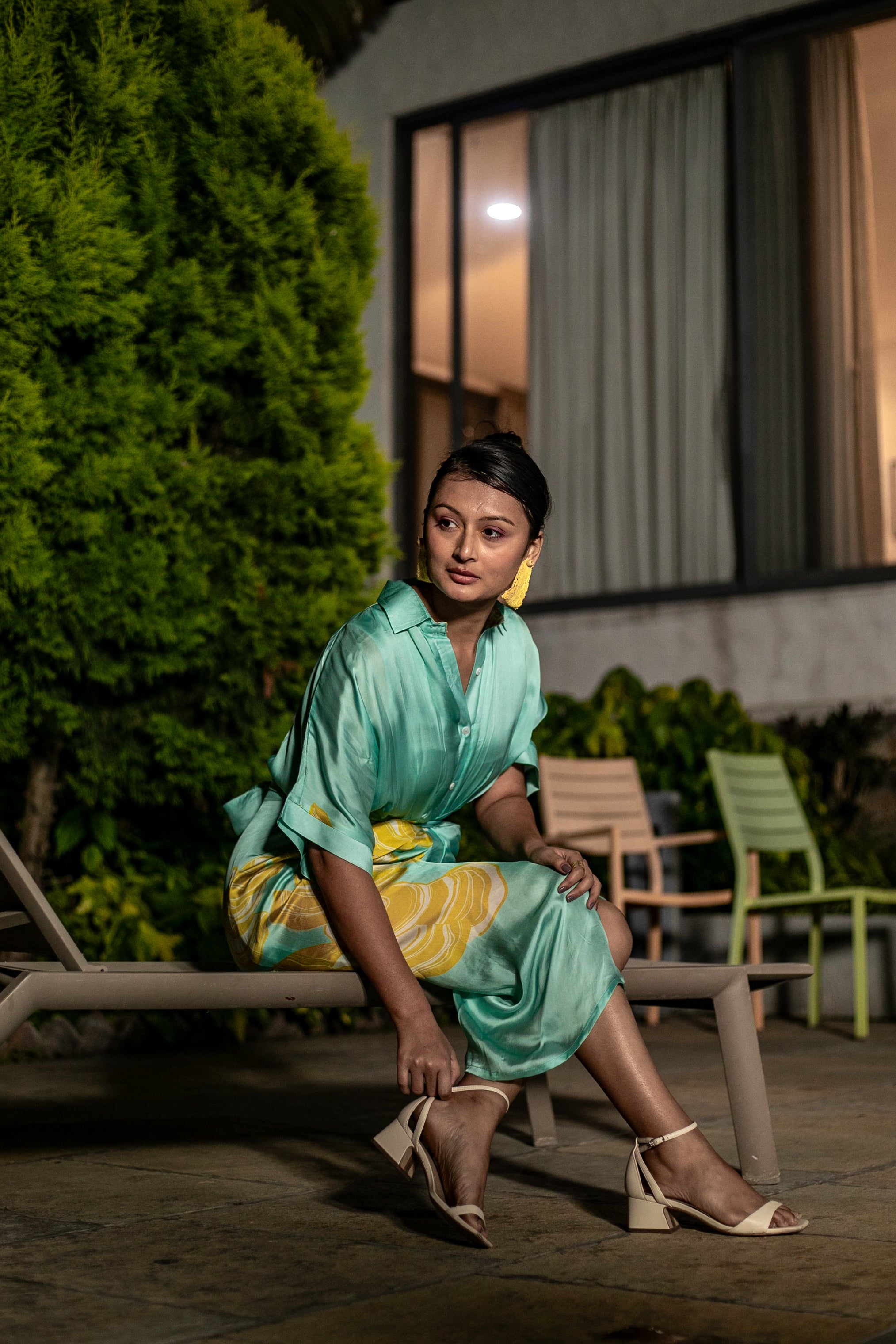 Fungi Whisper Sarong Dress