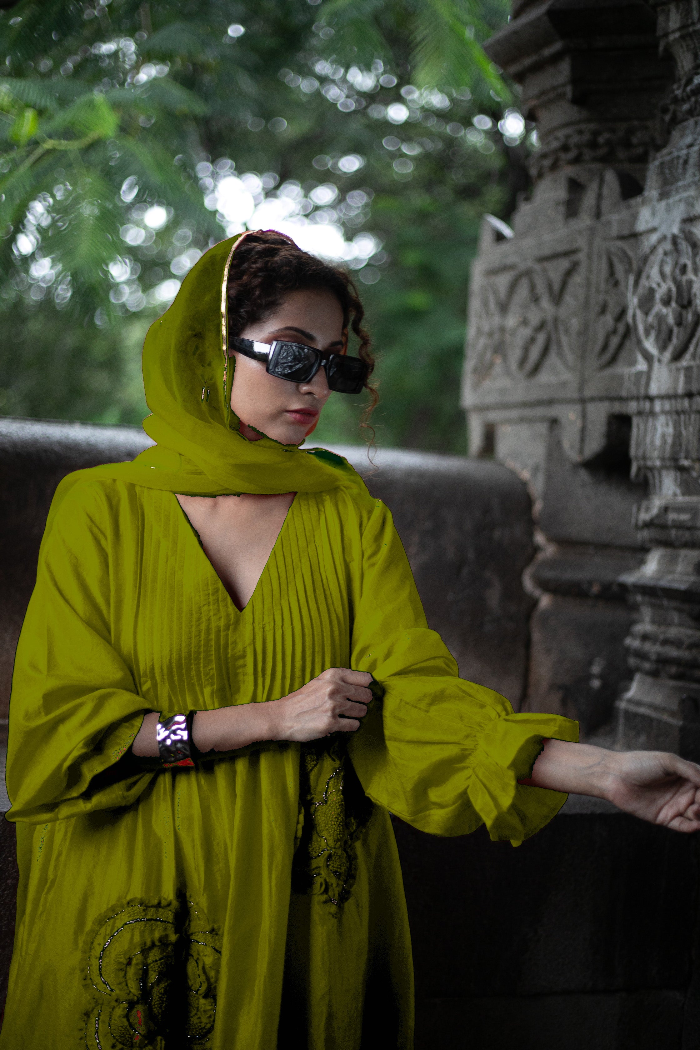 Citrus Bloom Kurta Set