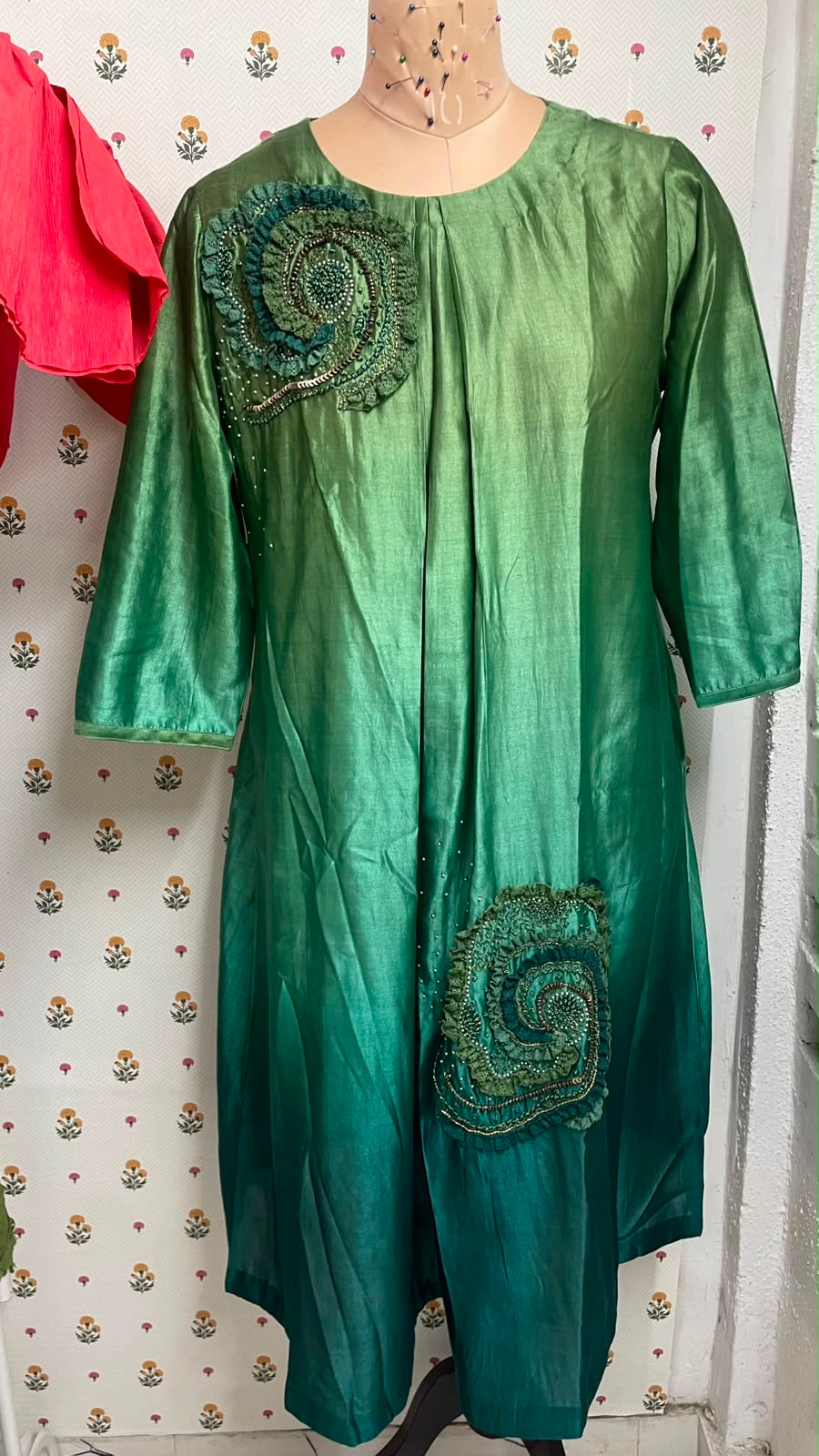 Pleated Aurora Kurta Set