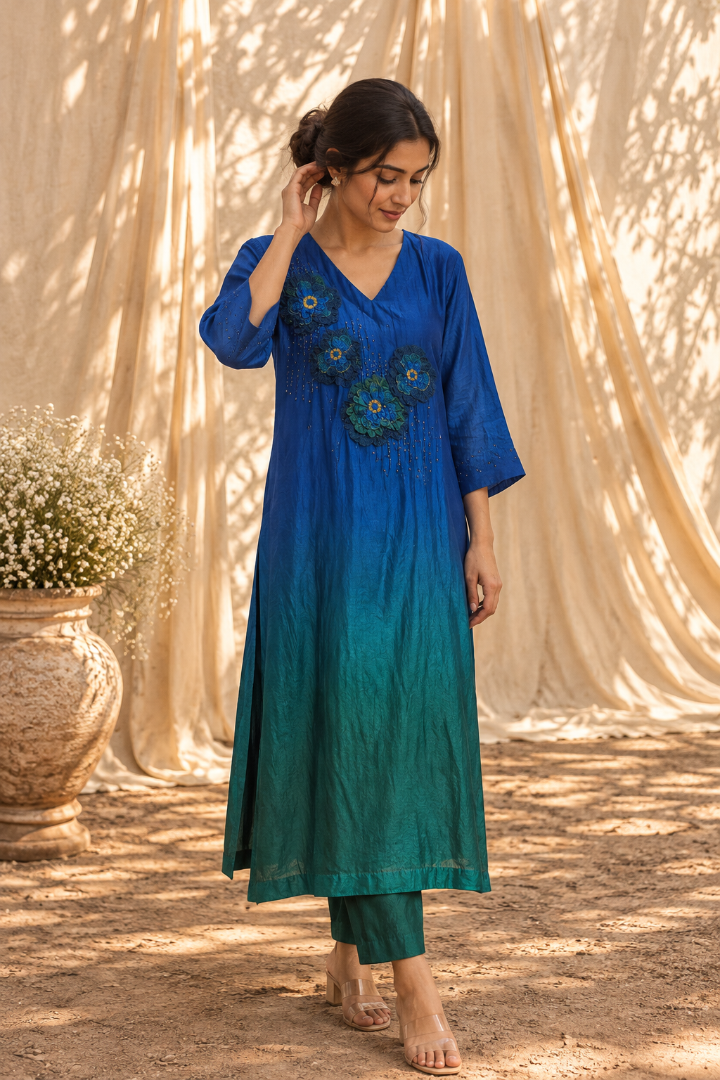 Twilight Kaftan Silk Set