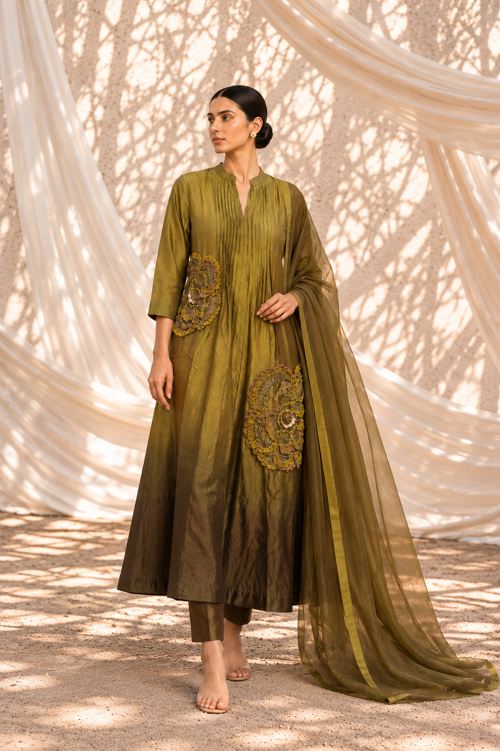 Golden Eos Kurta Set