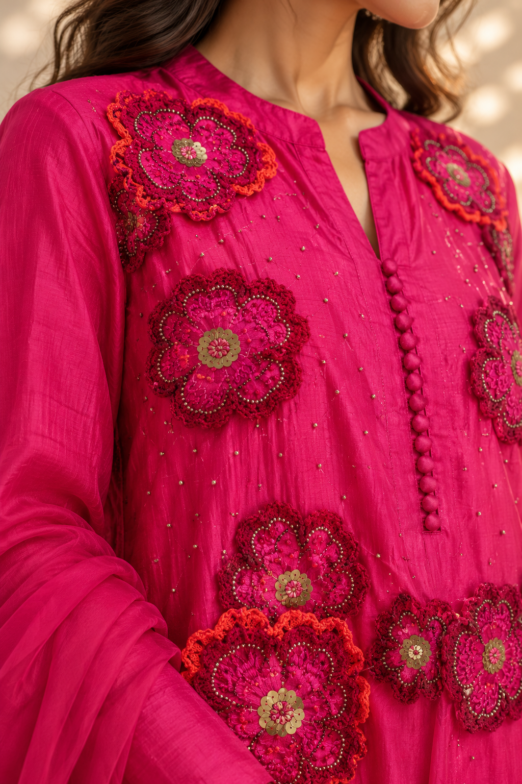 Pink Red Farshi Set