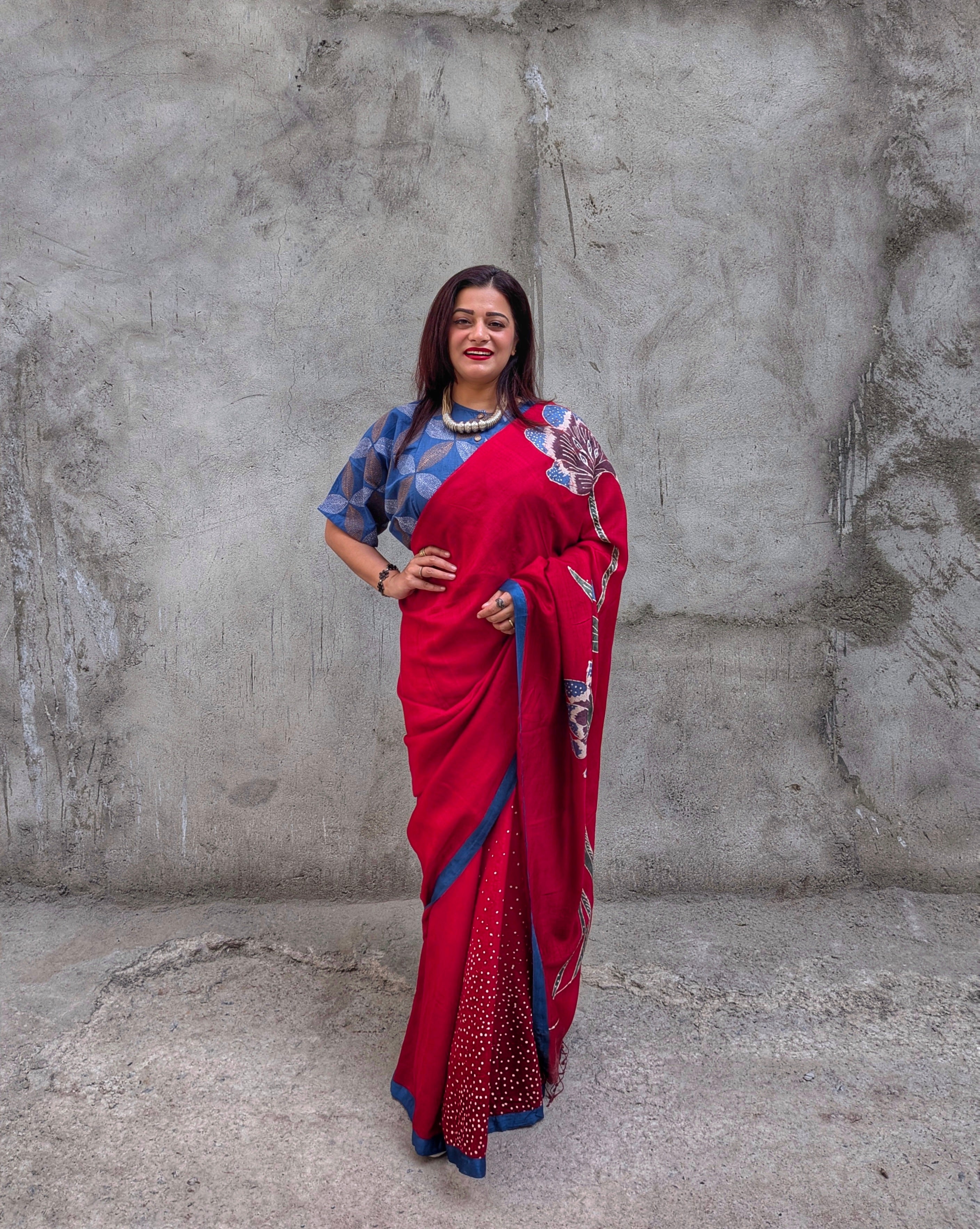 Gulnaar Mulberry Silk Saree