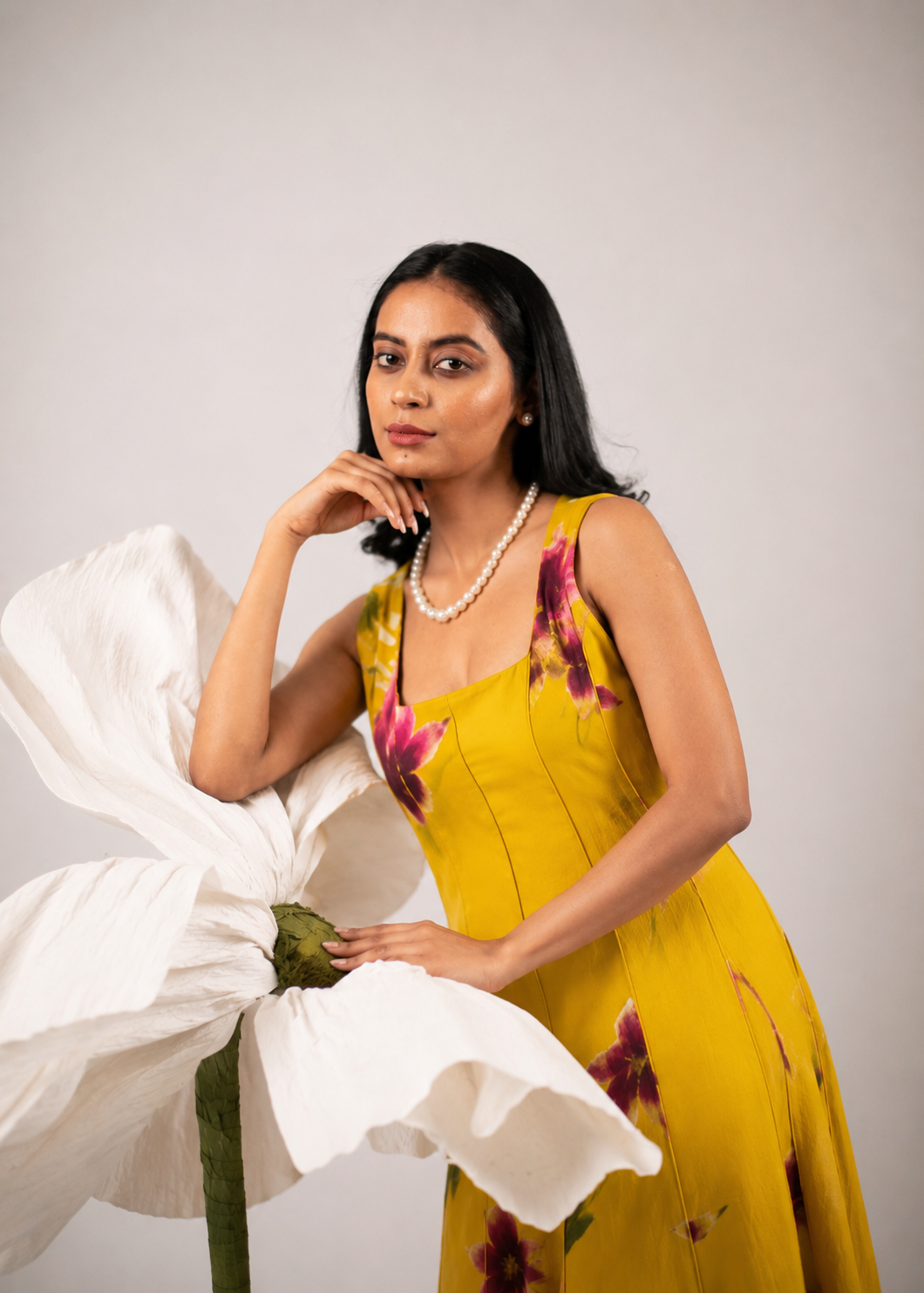 Sungold Panelled Dress