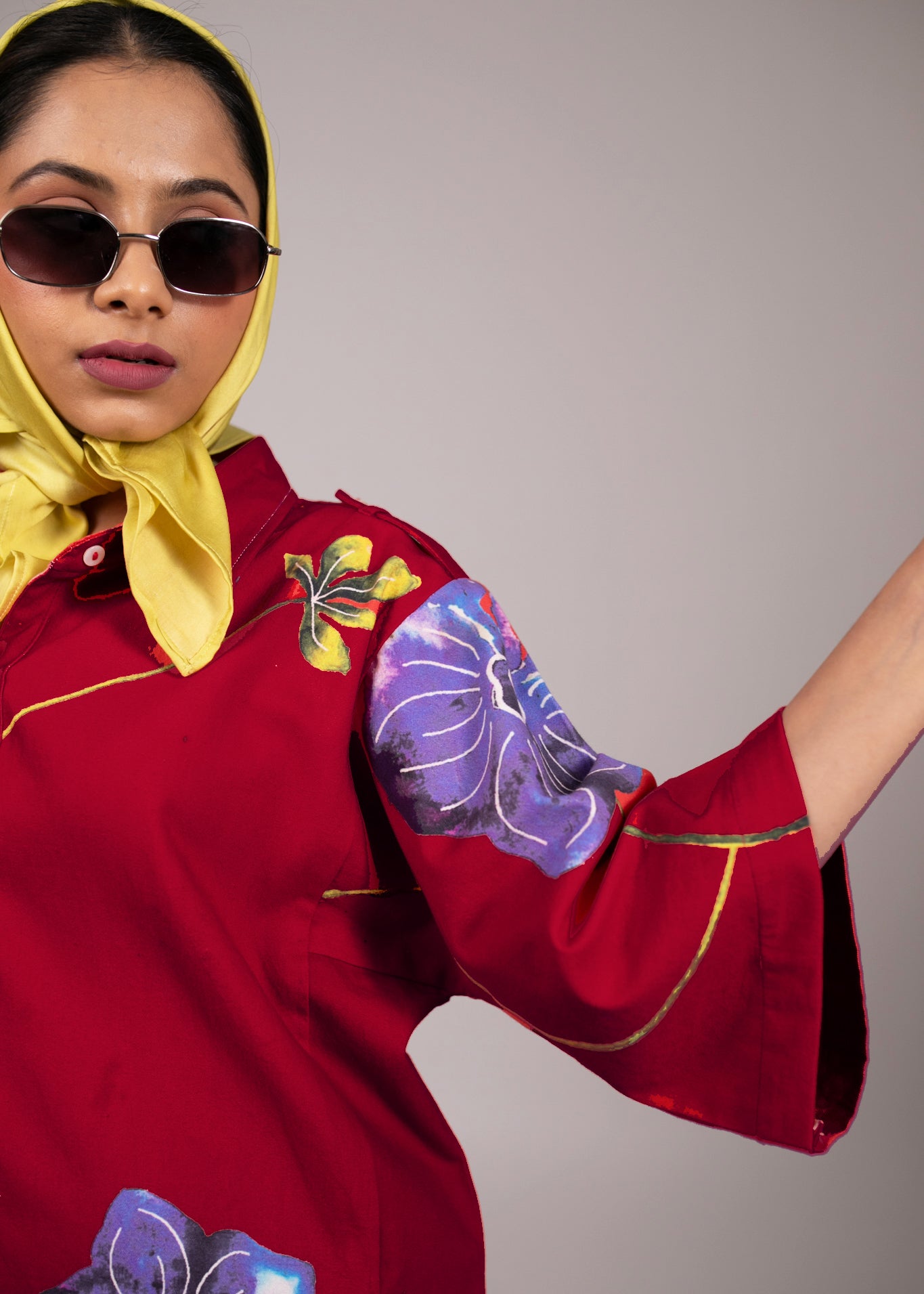 Orchid Shirt Dress