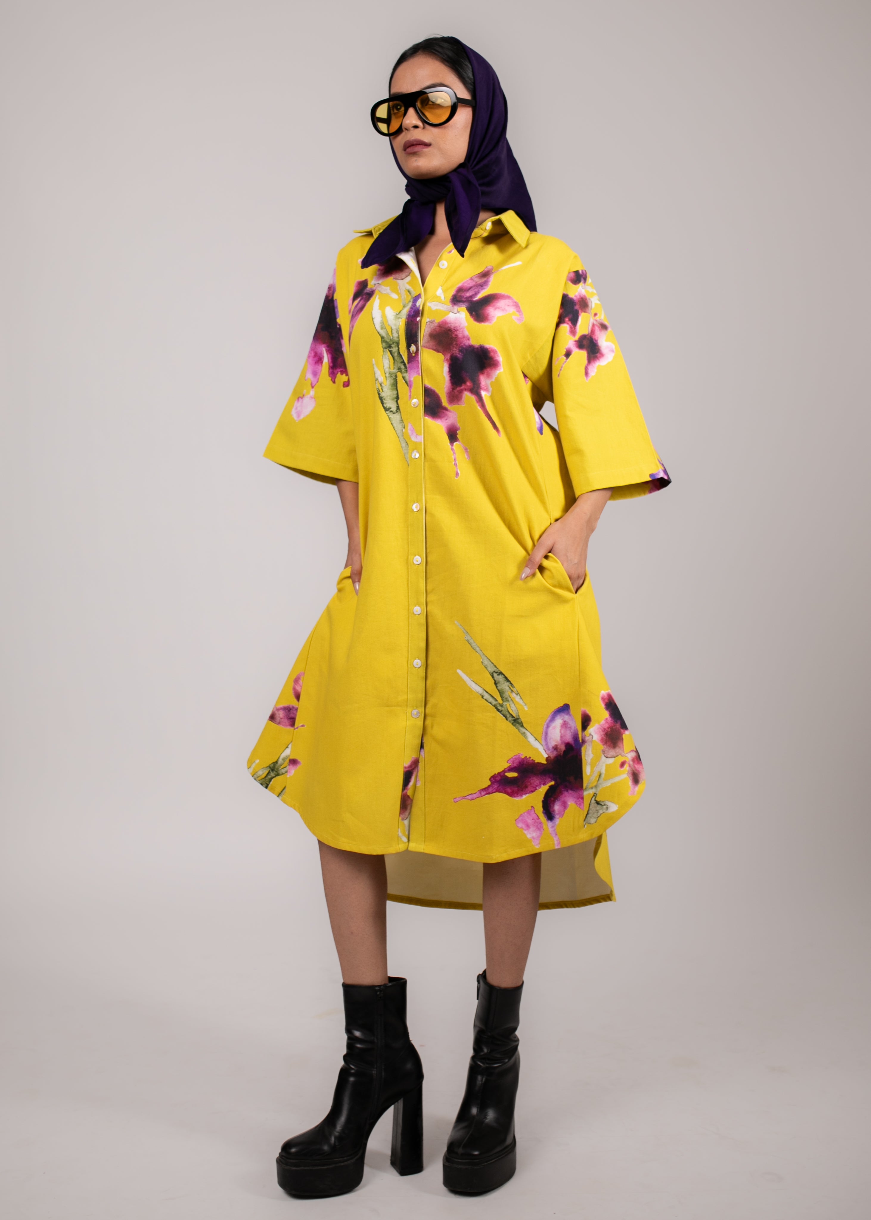 Sungold Shirt Dress