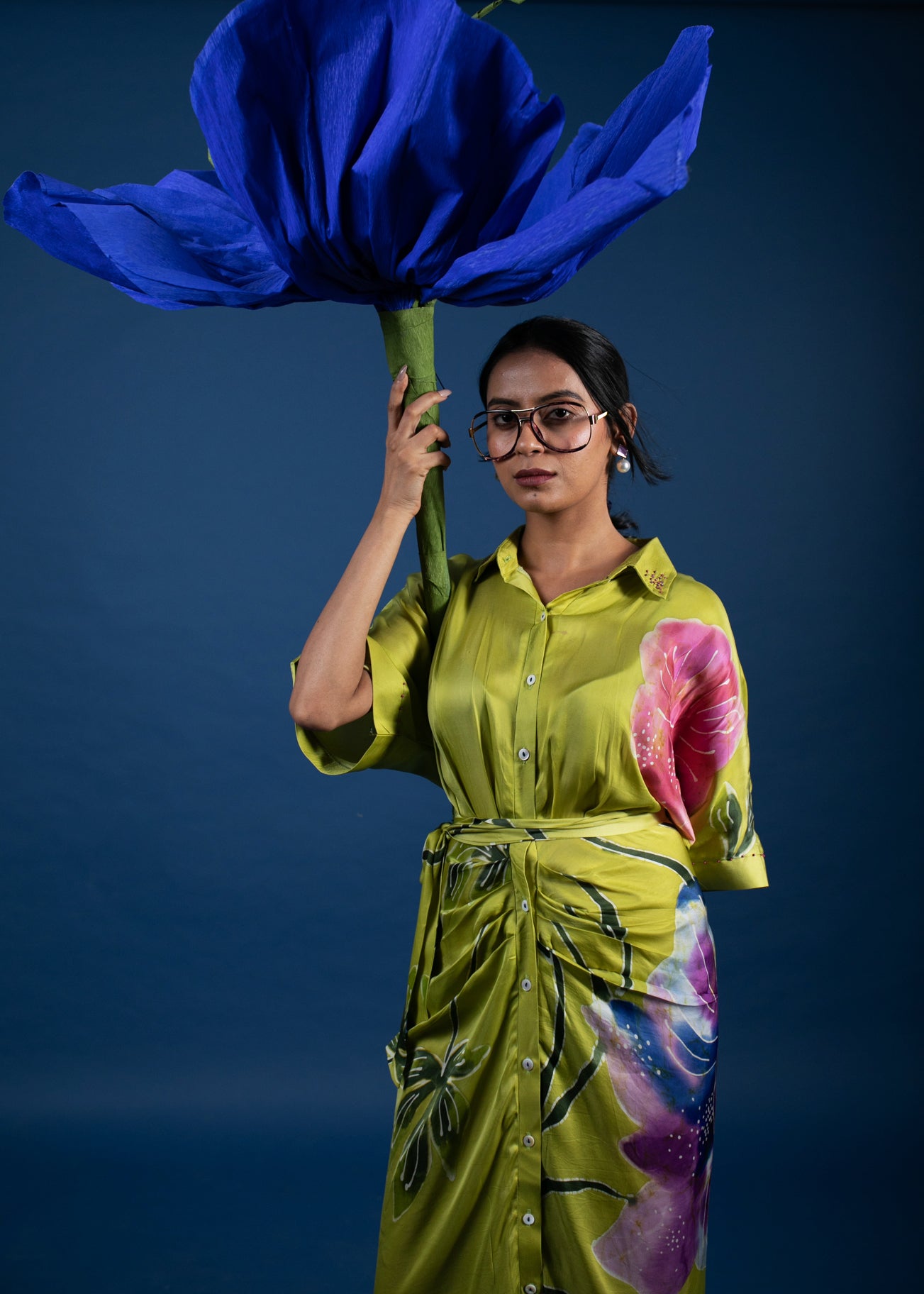 Citrine Orchid Twine Sarong Dress