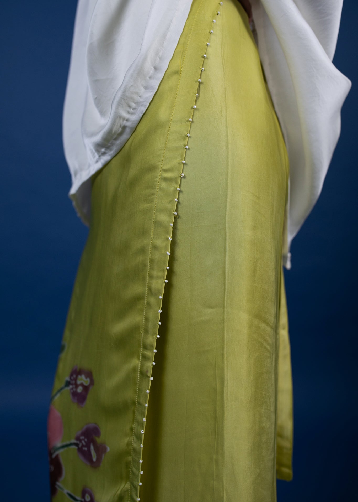 Citrine Vine Wrap Skirt Set