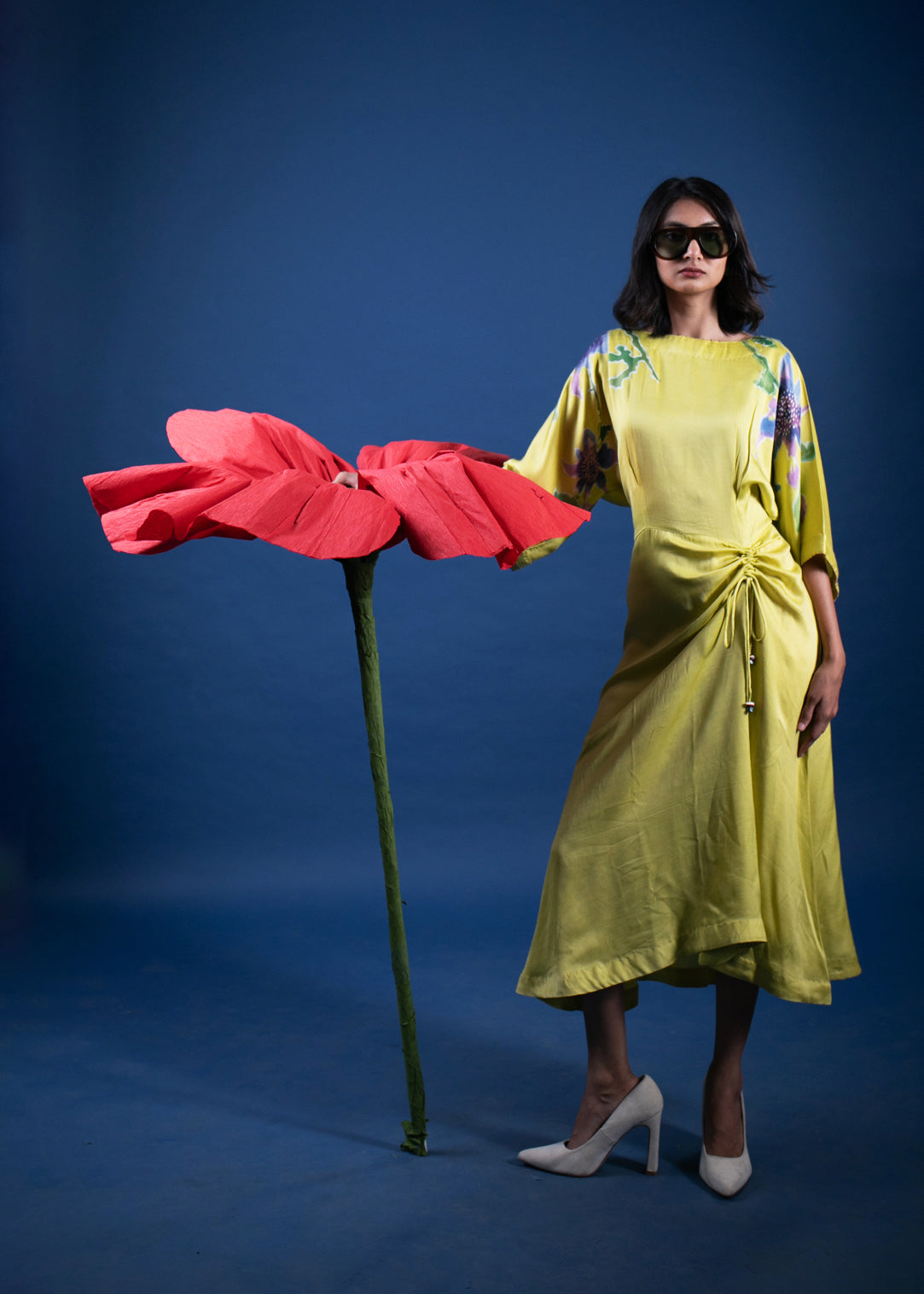 Citrine Vine Tie Up Dress