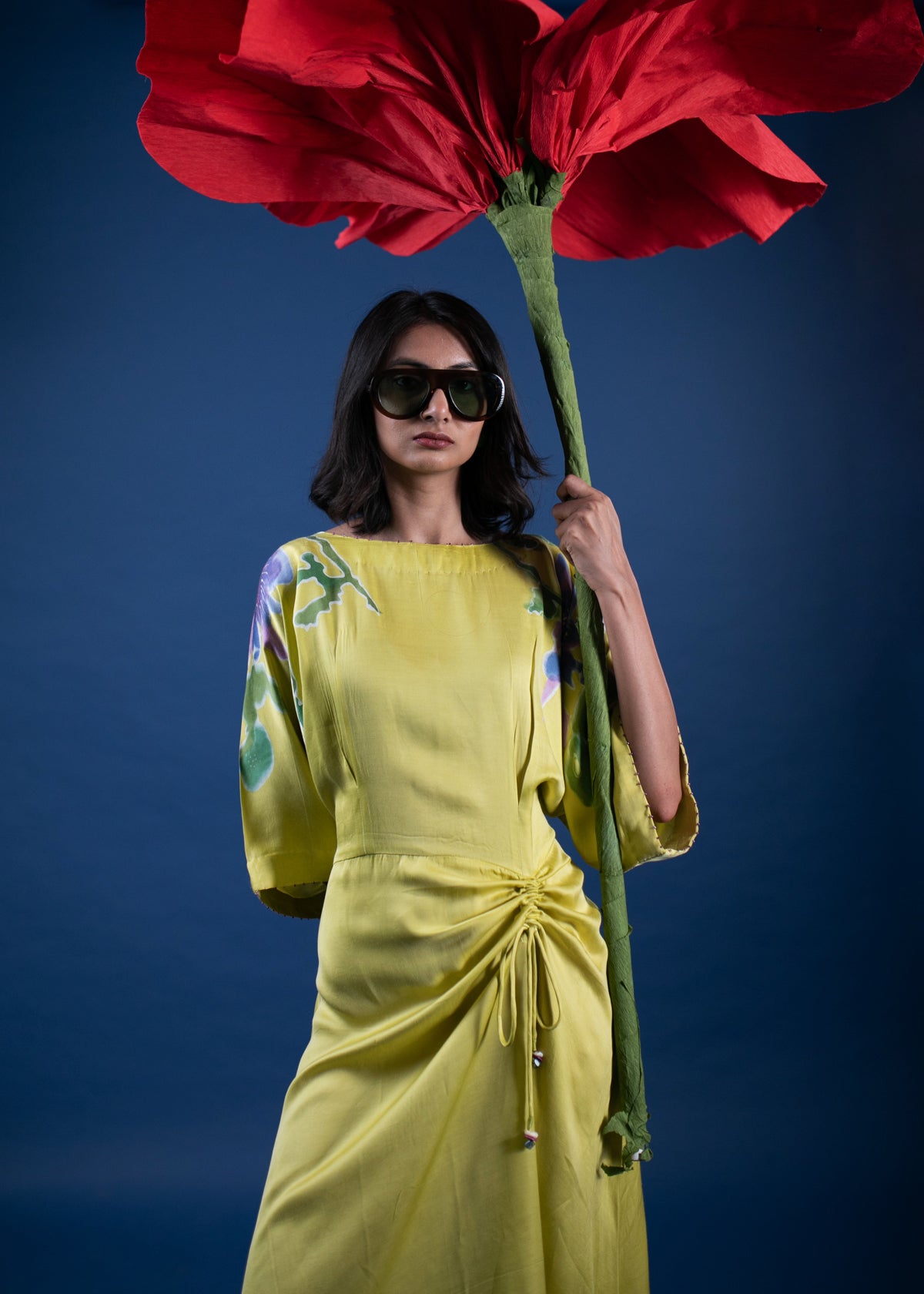 Citrine Vine Tie Up Dress