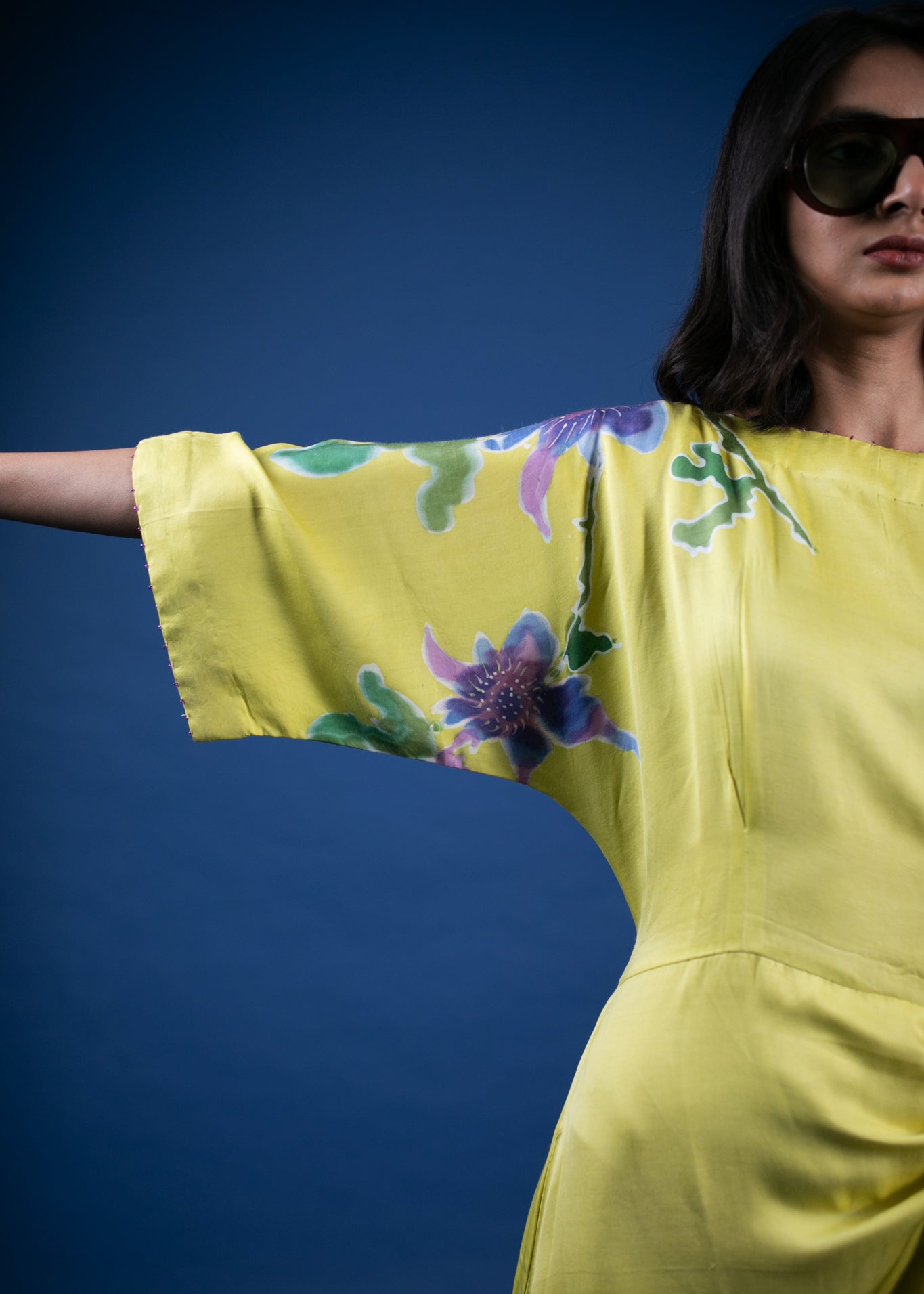 Citrine Vine Tie Up Dress