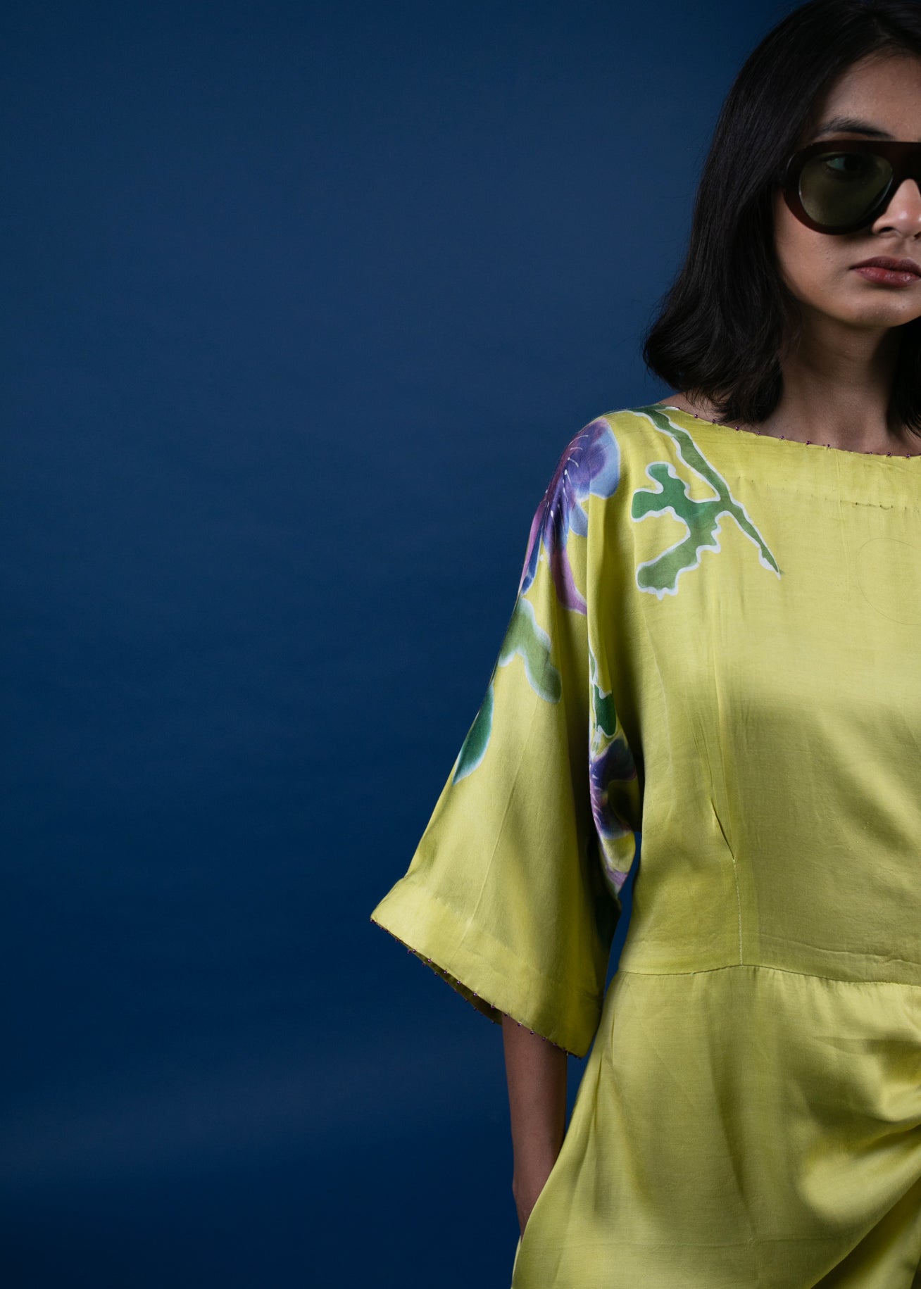 Citrine Vine Tie Up Dress