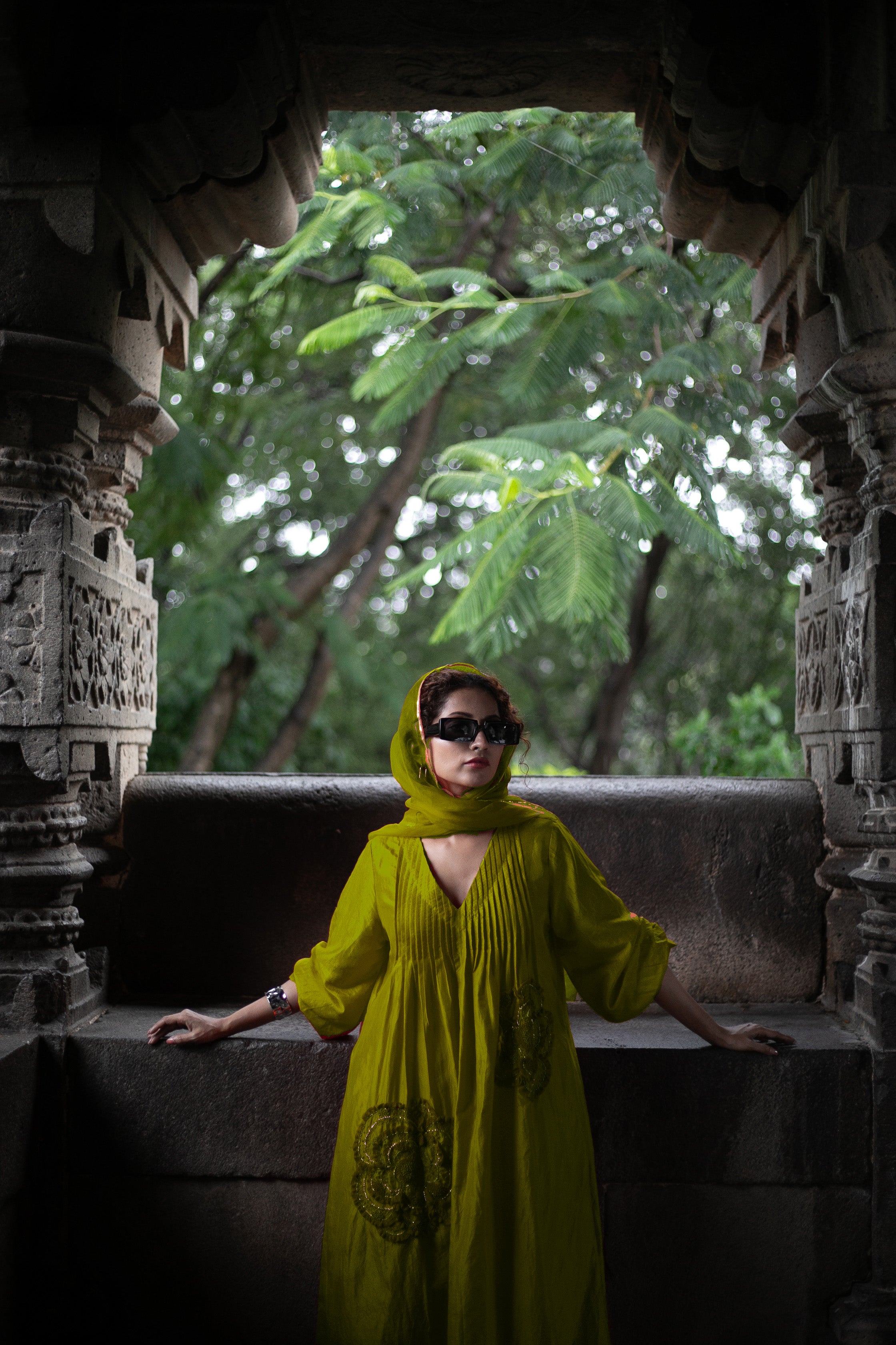 Citrus Bloom Kurta Set