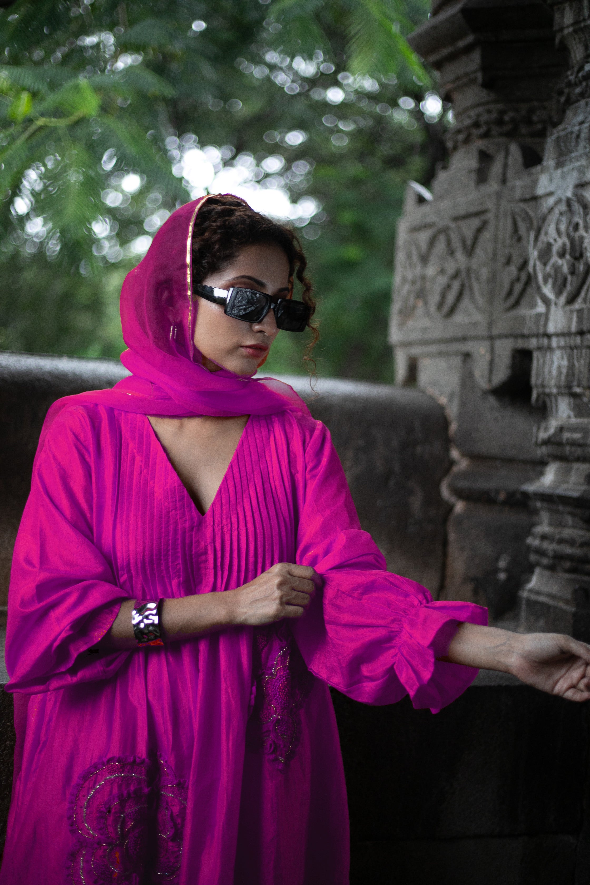 Hot Pink Kurta set